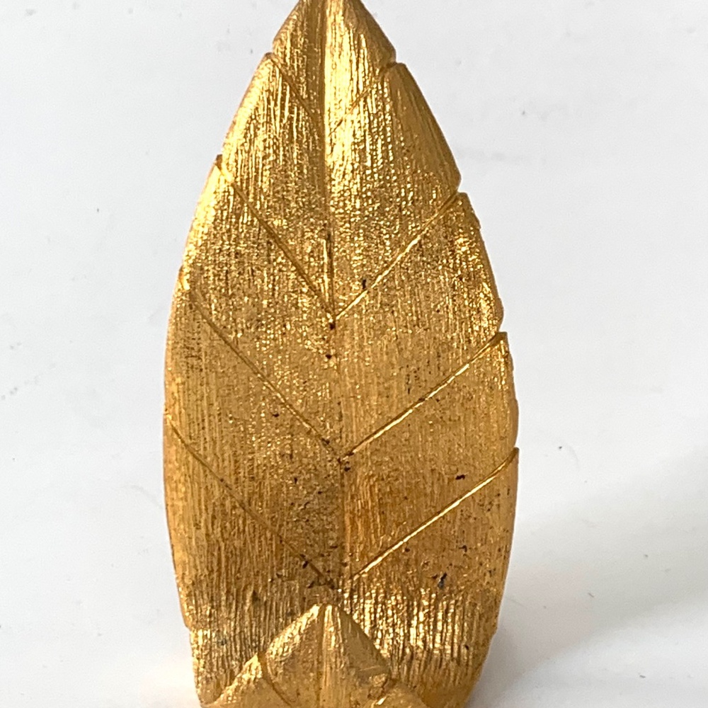 Gold leaf ormolu gold leaf desk Business Card Holder